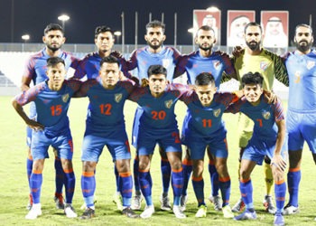 Indian footballers exude confidence before Bangla match