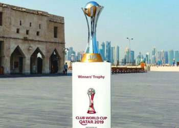 FIFA Club World Cup Trophy on display at Doha’s Souq Waqif
