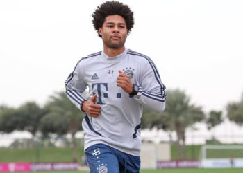 Bayern Munich Serge Gnabry Doha Qatar
