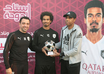 Akram Afif Xavi Hernandez Barcelona Al Sadd