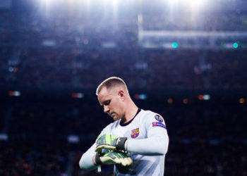 Barcelona goalkeeper Marc-Andre ter Stegen