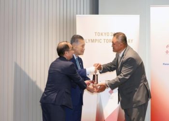 Tokyo 2020 holds Olympic flame display ceremony