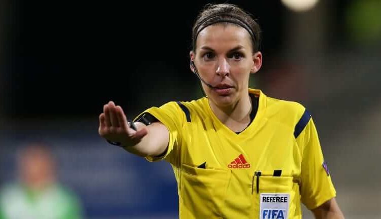 Stephanie first woman referee to officiate in a men’s Champions League