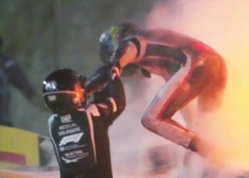 FIA launches probe into Grosjean’s Bahrain crash