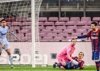 Messi scores 643rd goal for Barcelona, equals Pele’s record