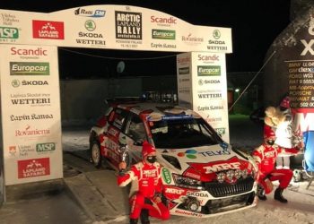 Team MRF Tyres secures podium position at Arctic Lapland Rally in Finland