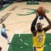 NBA: LeBron shines as Lakers notch up eighth straight victory
