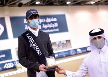 Jassim rides MONOPLOGY to glory in Level 1 dressage event