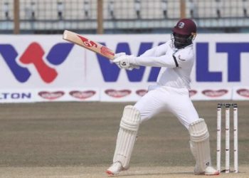 Mayers hits double ton on debut as Windies beat Bangladesh by 3 wickets