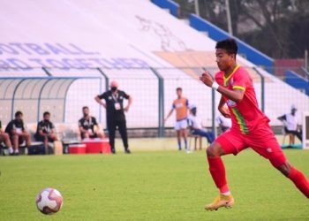 Bidyashagar first Indian to score double hat-trick in a season