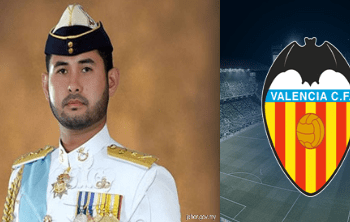 Malaysian prince ‘interested’ to buy La Liga club Valencia