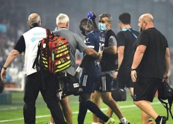Bordeaux forward Kalu to resume training after mid-match collapse