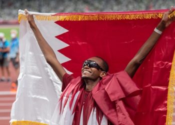 Qatar’s Mutaz shares gold with Gianmarco in high jump