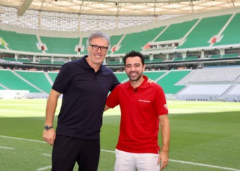 Xavi, Blanc share thoughts on Al Thumama Stadium