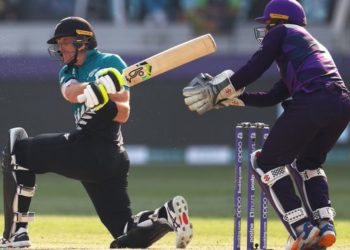 Guptill’s electric 93 helps New Zealand knock out Scotland