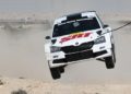 Ostberg takes lead on opening day; Al Attiyah second overall