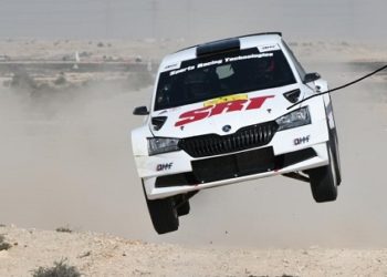 Ostberg takes lead on opening day; Al Attiyah second overall