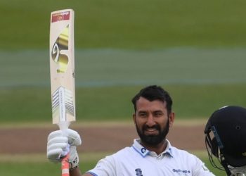 Pujara hits fourth successive century for Sussex in County Championship