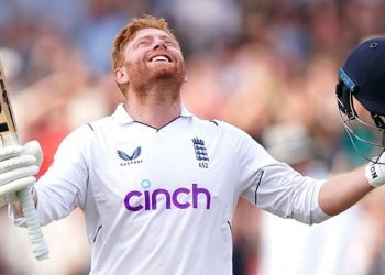 Bairstow’s quickfire 136 on final day guides England to Test series win against NZ
