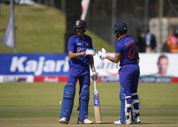 Gill, Dhawan hit unbeaten half-centuries as India thrash Zimbabwe by 10 wickets