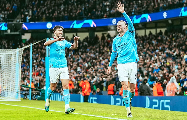 Haaland hits five with hat-trick as Man City dump Leipzig 7-0 in UEFA Champions League