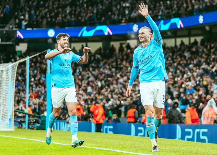 Haaland hits five with hat-trick as Man City dump Leipzig 7-0 in UEFA Champions League