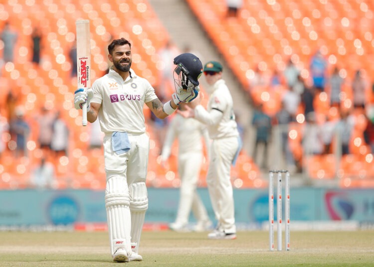 Kohli breaks ton jinx after three years; Australia fight to save fourth Test