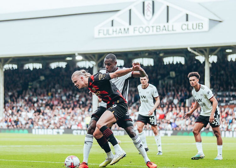 Haaland nets landmark goal as Man City go top of table