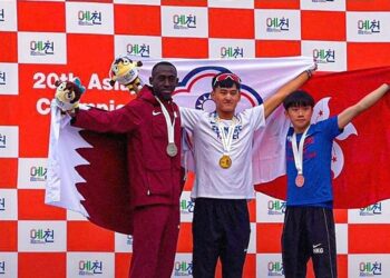 Qatar’s Oumar wins 110m silver in Asian U20 Athletics Championships