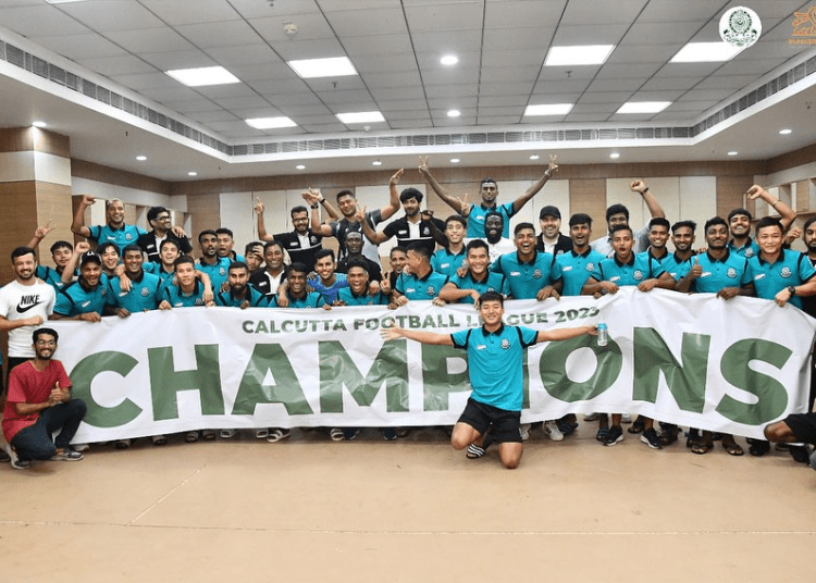 Mohammedan Sporting complete hat-trick of titles at Calcutta Football League