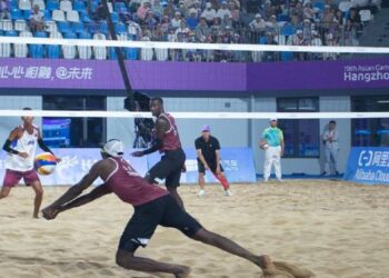 Qatar beach volleyball team qualifies for quarterfinals