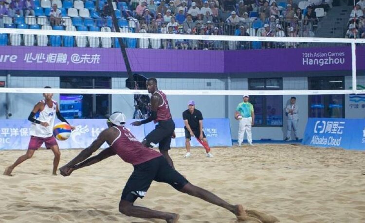Qatar beach volleyball team qualifies for quarterfinals