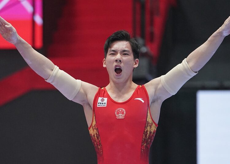 China’s world artistic gymnastics champion Zhang wins gold