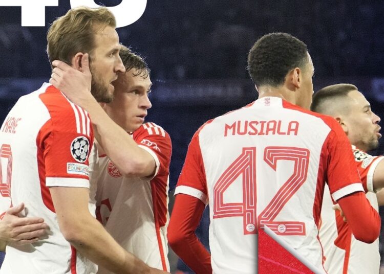 Kane double sends Bayern past Lazio 3-0