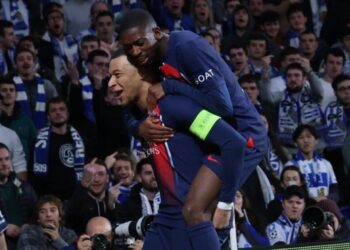 Mbappe scores twice as PSG qualify for quarters