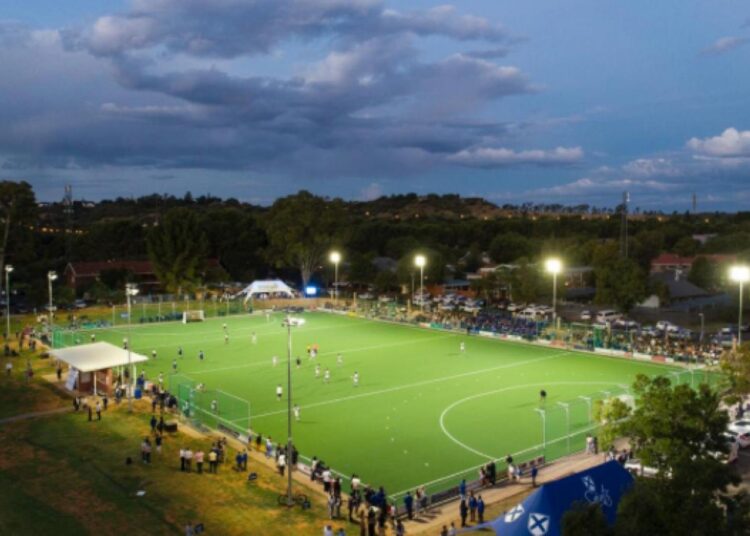 First dry hockey turf in Africa installed at Bloemfontein