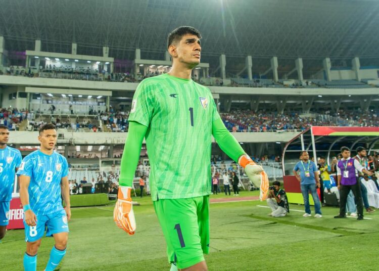 Gurpreet named India captain for FIFA World Cup qualifier against Qatar