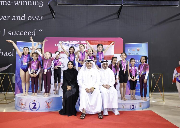 225 WAG gymnasts from six countries take part in International Friendship Artistic Gymnastics