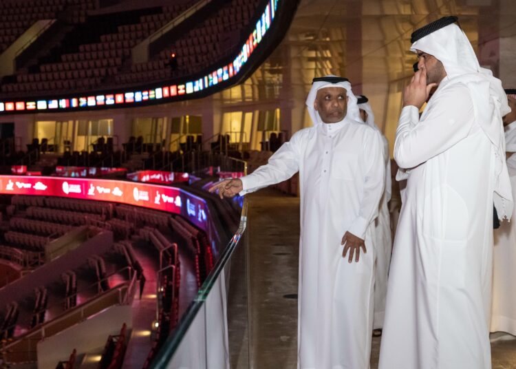 Sheikh Joaan inspects Lusail Arena ahead of World Table Tennis Championships