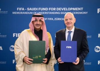 Saudi Fund for Development and FIFA join forces to provide financial support in developing nations