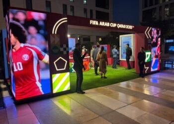 Trophy tour brings FIFA Arab Cup excitement to Msheireb Downtown Doha