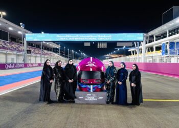 Lusail International Circuit showcases F1 spirit with creative artist helmet displays