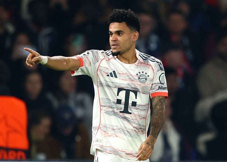UEFA hands Bayern’s Díaz three-match ban after PSG red card