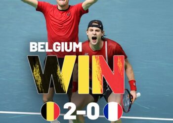 Belgium power past France to reach Davis Cup semi-finals