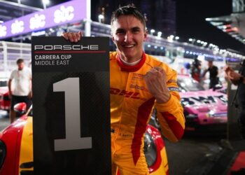 Australia’s Caleb wins Porsche Carrera Cup