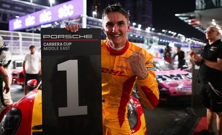 Australia’s Caleb wins Porsche Carrera Cup