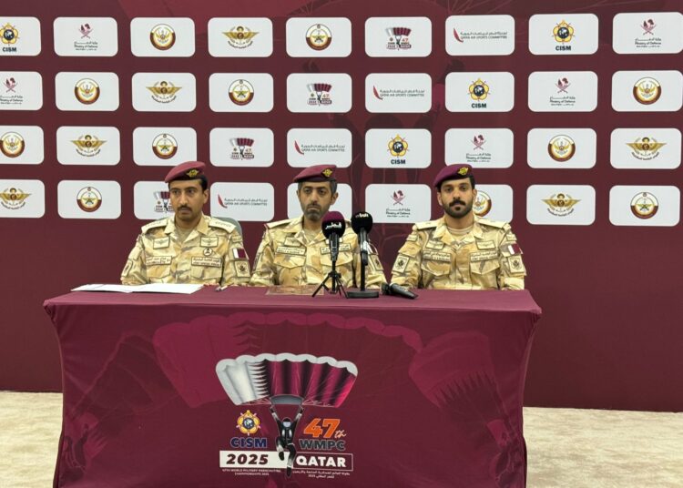 Qatar to host CISM 47th World Military Parachuting Championships