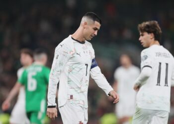 Ronaldo at risk of World Cup suspension following Dublin red card