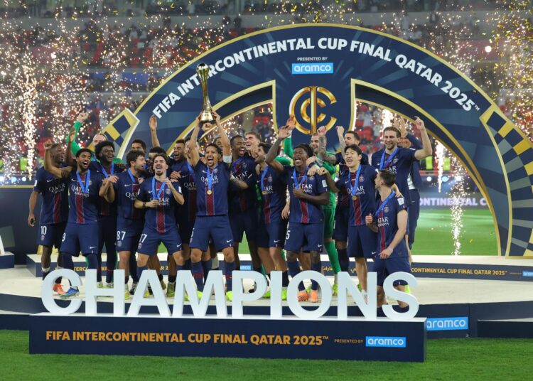 PSG crowned FIFA Intercontinental Cupchampions