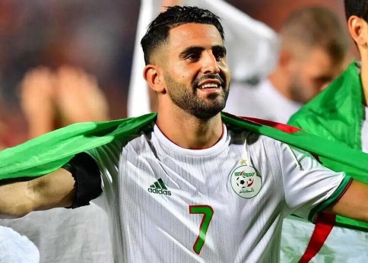 Mahrez brace fires Algeria to emphatic win